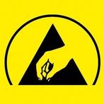 Stapelbak 600x400x320mm, ESD PP, Zwart, gebruikt, Ophalen of Verzenden