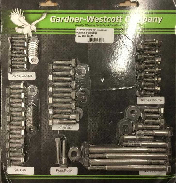 Chrysler- Dodge mopar small block LA motor bouten set, Auto-onderdelen, Overige Auto-onderdelen, Nieuw, Ophalen of Verzenden
