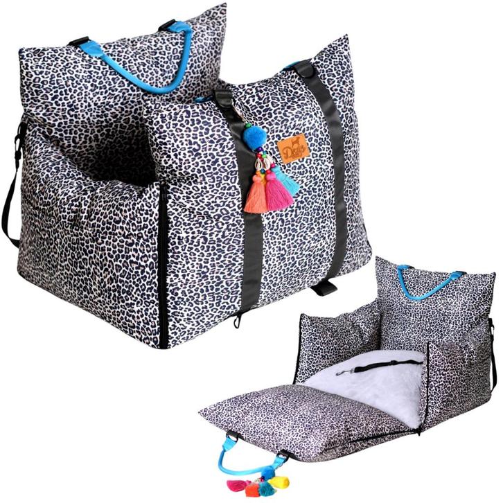 Luxe Honden autostoel  Royal+  Ibiza Leopard Waterproof, Dieren en Toebehoren, Honden-accessoires, Nieuw, Ophalen of Verzenden