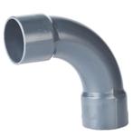 Pvc bocht 90°, 2x inwendig lijm-250 mm, 12,5 bar, Doe-het-zelf en Verbouw, Buizen en Afvoer, Verzenden, Nieuw