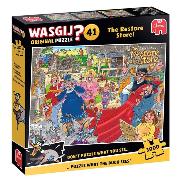 Nieuw Wasgij Orignal 41 Legpuzzel - Motormake-Over, 1000st., Kinderen en Baby's, Speelgoed | Kinderpuzzels, Ophalen of Verzenden