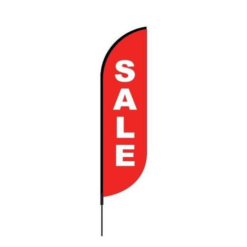 Proflag Beachflag Convex S-60 x 240 cm - Sale Print - Vla..., Diversen, Vlaggen en Wimpels, Nieuw, Ophalen of Verzenden