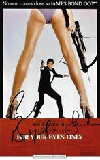 Roger Moore and Carole Bouquet - Autographed Photo James, Verzamelen, Nieuw