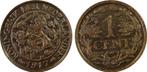 Koningin Wilhelmina 1 cent 1917 MS64 Blackened PCGS, Postzegels en Munten, Munten | Nederland, Verzenden, Koningin Wilhelmina