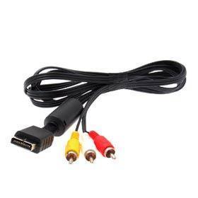 PS3 en PS2 TV-kabel (AV-kabel - Rood/geel/wit aansluiting), Spelcomputers en Games, Spelcomputers | Sony PlayStation Consoles | Accessoires