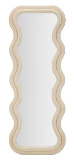 WANDSPIEGEL EMILY CRÈME FLUWEEL CM 60X6X160, Huis en Inrichting, Woonaccessoires | Spiegels, Ophalen of Verzenden, Nieuw