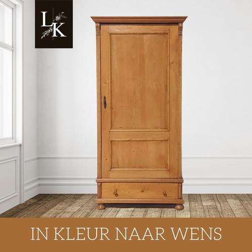 Landelijke klassieke kast, tweedeurs, legkast, linnenkast,XL, Antiek en Kunst, Antiek | Meubels | Kasten
