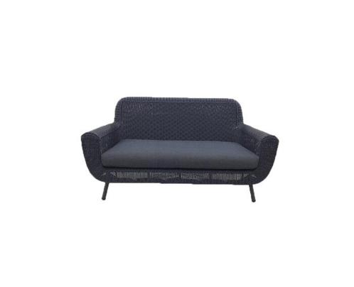 Loungebank Jonah 2-zits - Donkergrijs, Tuin en Terras, Tuinbanken, Nieuw, Ophalen of Verzenden