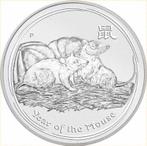 Lunar II - Year of the Mouse - 1 oz 2008 (300.000 oplage), Verzenden, Losse munt, Zilver