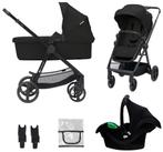 Kinderkraft Newly Pro Classic Black 3-in-1 Combi Kinderwagen, Kinderen en Baby's, Kinderwagens en Combinaties, Verzenden, Nieuw