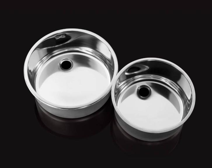 RVS Spoelbakken Rond | Inbouw | 30 x 18 cm Combisteel, Zakelijke goederen, Horeca | Meubilair en Inrichting, Verzenden