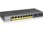 NETGEAR Pro GS110TPv3 - Netwerk Switch - Managed - PoE+ - 8, Verzenden, Zo goed als nieuw