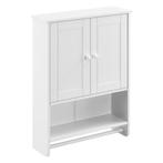 Badkamerkast Steyr voor wandmontage 65x48,7x14,5 cm wit, Verzenden, Nieuw