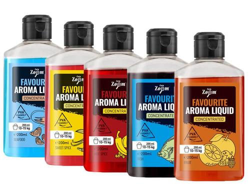 CarpZoom Favourite Aroma Liquid 200 ml. - Karper XL, Watersport en Boten, Hengelsport | Karpervissen, Overige typen, Nieuw, Verzenden