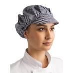 Whites muts met klep blauw-wit geruit, Verzenden
