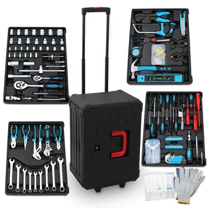 Gereedschapskoffer - 1200-delige Gereedschapswagen, Doe-het-zelf en Verbouw, Gereedschap | Handgereedschap, Nieuw, Verzenden