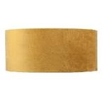 Stoffen lampenkap velvet | Oker Geel met Gouden binnenkant, Overige kleuren, 25 tot 50 cm, Rond, Nieuw