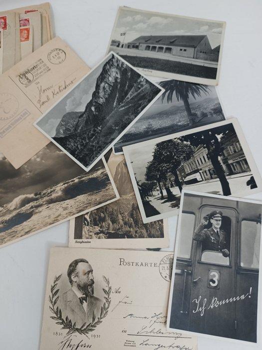 Deutsches Reich - 120x Feldpost Luftfeldpost Kunst Tag der, Postzegels en Munten, Postzegels | Europa | Duitsland