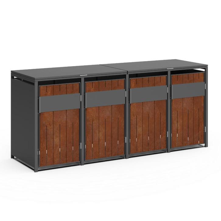 Container berging roest 4 containers, Tuin en Terras, Schuttingen, Verzenden