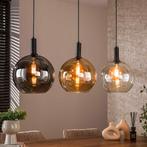 *WOONWINKEL* Hanglamp Tricolore 3-lichts Zwart, Huis en Inrichting, Lampen | Hanglampen, Verzenden, Nieuw