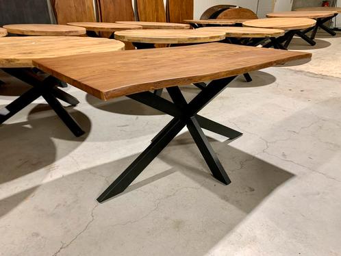 Boomstamtafel / Boomstamblad, Huis en Inrichting, Tafels | Eettafels, 50 tot 100 cm, 150 tot 200 cm, Rechthoekig, Vijf personen of meer