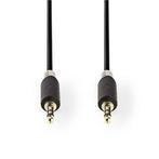 3.5 mm jack kabel | Nedis | 10 meter (Stereo, Verguld), Verzenden, Nieuw