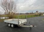 TOP Plateauwagen 330 x 180 cm met RVS vloerplaat 2000 kg, Ophalen, Gebruikt