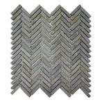 Mozaiek Parquet 1x4.8 30x30 cm Marmer Light Grey Visgraat, Nieuw, Overige materialen, Overige typen, Ophalen of Verzenden
