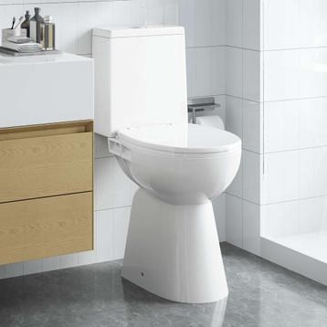 vidaXL Randloos Toilet 7 cm verhoogde hoogte soft-close beschikbaar voor biedingen