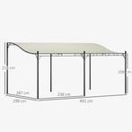 TRUUSK Aanbouwpaviljoen Pergola Met Dak, Waterafstotend Pavi, Tuin en Terras, Verzenden, Nieuw