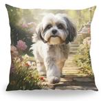 Kussen - Huisdier Portret - Shih tzu 1 - 40 cm, Verzenden, Nieuw