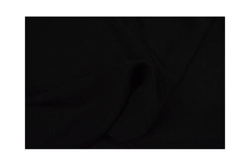 15 meter chiffon stof - Zwart, Hobby en Vrije tijd, Stoffen en Lappen, 120 cm of meer, 200 cm of meer, Zwart, Nieuw, Polyester