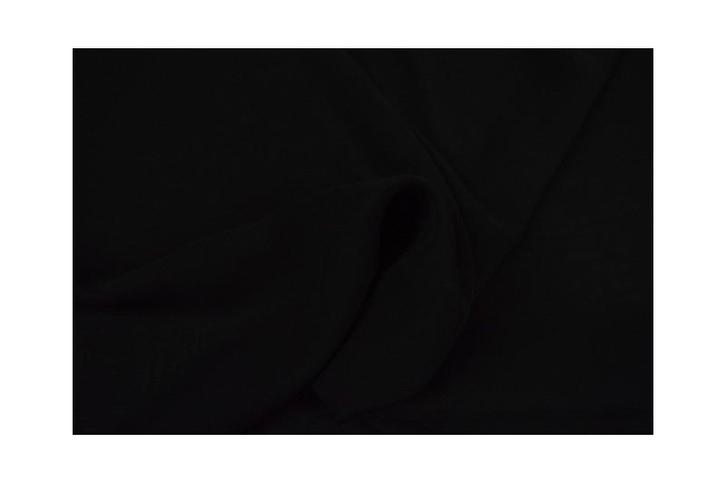 15 meter chiffon stof - Zwart, Hobby en Vrije tijd, Stoffen en Lappen, 120 cm of meer, 200 cm of meer, Zwart, Nieuw, Polyester