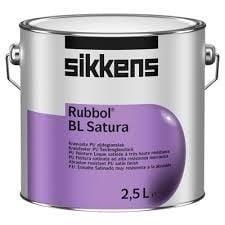 SIKKENS RUBBOL BL SATURA - wit of lichte kleuren leverbaa..., Doe-het-zelf en Verbouw, Verf, Beits en Lak, Lak, Wit, Nieuw, Minder dan 5 liter