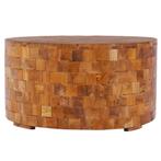 vidaXL Salontafel 60x60x35 cm massief teakhout, Huis en Inrichting, Tafels | Salontafels, 50 tot 100 cm, Verzenden, Nieuw, 50 tot 100 cm