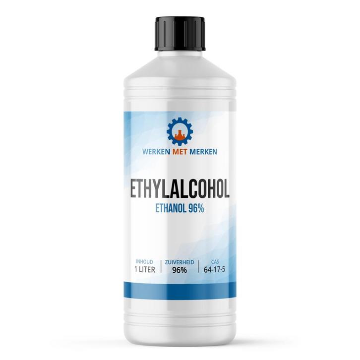 Wmm Chemie Ethylalcohol 96 1 liter, Doe-het-zelf en Verbouw, Overige Doe-het-zelf en Verbouw, Nieuw, Verzenden