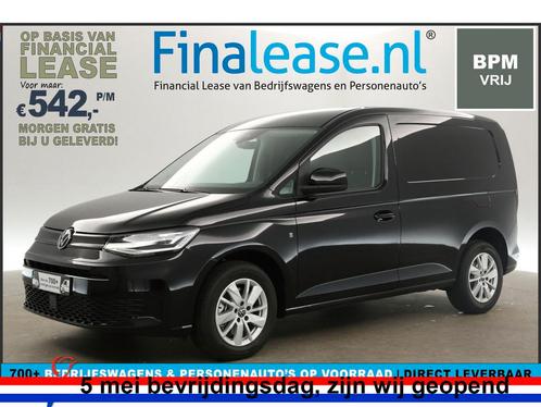 Volkswagen Caddy 2.0 TDI Style 122PK L1H1 BPM Vrij €542pm, Auto's, Bestelauto's, Lease, Automaat, Diesel, Volkswagen, Zwart, Verzenden