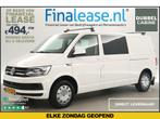 Volkswagen Transporter 2.0 TDI L2H1 150PK DC AUT Navi €494pm, Auto's, Automaat, Volkswagen, Wit, Diesel