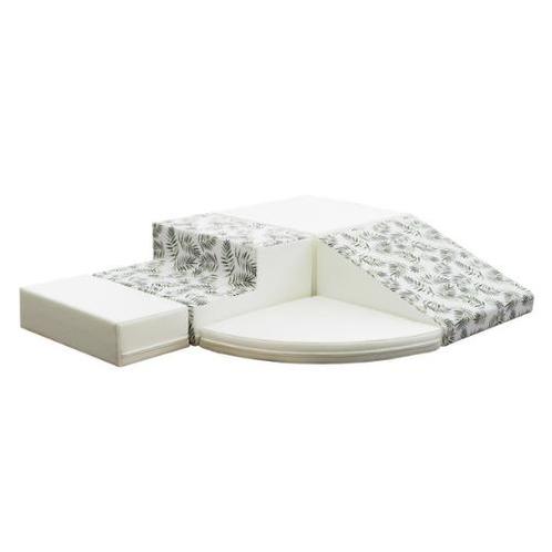 Iglu soft play foam blokken set - Wit - 5 stuks (Speelgoed), Kinderen en Baby's, Speelgoed | Educatief en Creatief, Nieuw, Ophalen of Verzenden