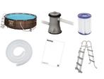 Groot opzetzwembad 549x122 cm - Veilig zwembad met ladder..., Tuin en Terras, Ophalen of Verzenden, Nieuw