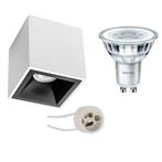 Voordeelset: Opbouwspot Set - Pragmi Cliron Pro - GU10, Huis en Inrichting, Metaal of Aluminium, Nieuw, Ophalen of Verzenden, Led