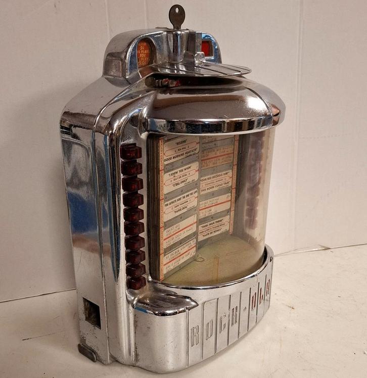 Rock-Ola Wallbox Model 1546 - 100 Select Original, Cd's en Dvd's, Vinyl | Rock, Ophalen