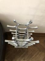 Wijnrek - Silver-aluminium, Antiek en Kunst