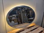 Gliss Design Oval Spiegel met LED – 120 x 80 cm –, Doe-het-zelf en Verbouw, Ophalen of Verzenden, Nieuw, Bad