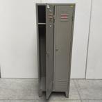 2-deurs retro / vintage metalen lockerkast, Ophalen of Verzenden