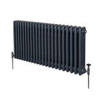 Traditionele 3 Kolom Radiator - 600 x 1012mm - Antraciet, Doe-het-zelf en Verbouw, Verzenden, Nieuw