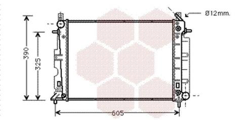 RADIATOR VOOR SAAB 9-3 1999-2002 4283495, Auto-onderdelen, Airco en Verwarming, Nieuw, Ophalen of Verzenden