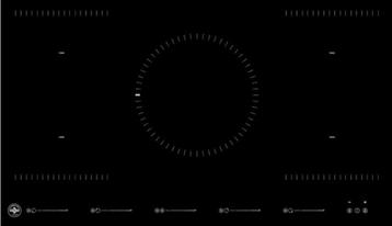 La Germania Inductie kookplaat 90cm