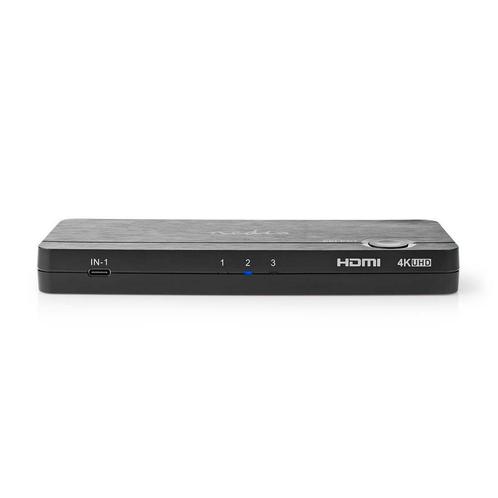 HDMI Converter - USB-C naar HDMI met 2 extra HDMI ingangen, Audio, Tv en Foto, Converters, Nieuw, Verzenden