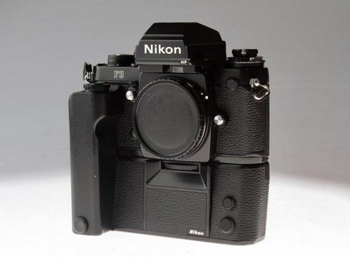 Nikon F3 HP + Nikon MD-4 Single lens reflex camera (SLR), Audio, Tv en Foto, Fotocamera's Analoog